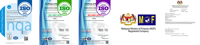 qualify MOF ISO 9001, 14001, 45001