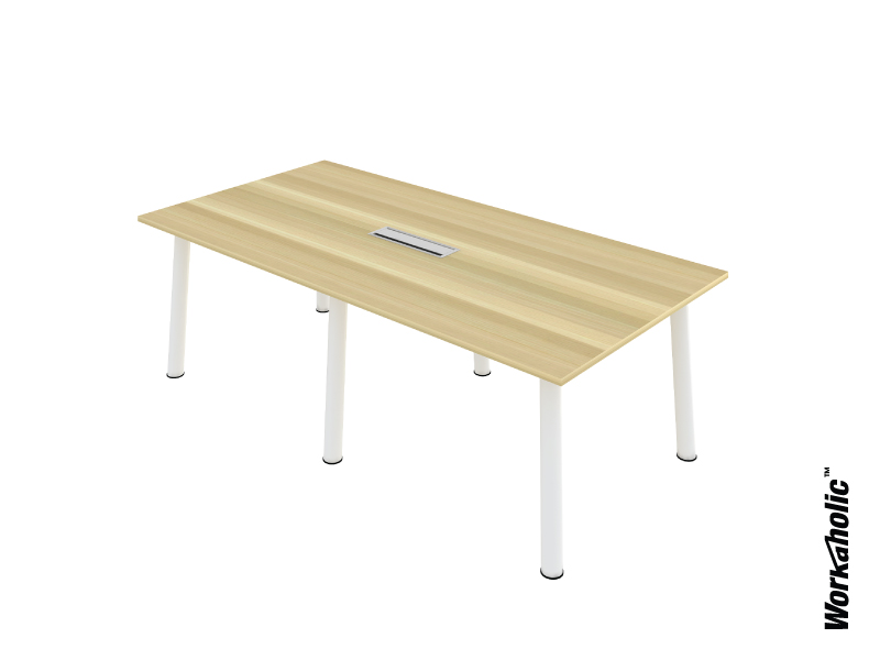 Workaholic™-Grow-series-straight-meeting-table_maple-oak-2400x1200