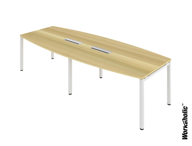 Workaholic™-one-series-3000W-boat-meeting-table-maple-oak_white