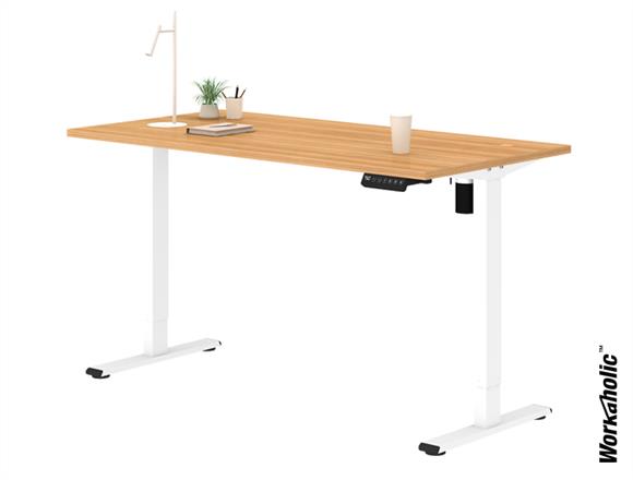 Value electric height adjustable outlet desk