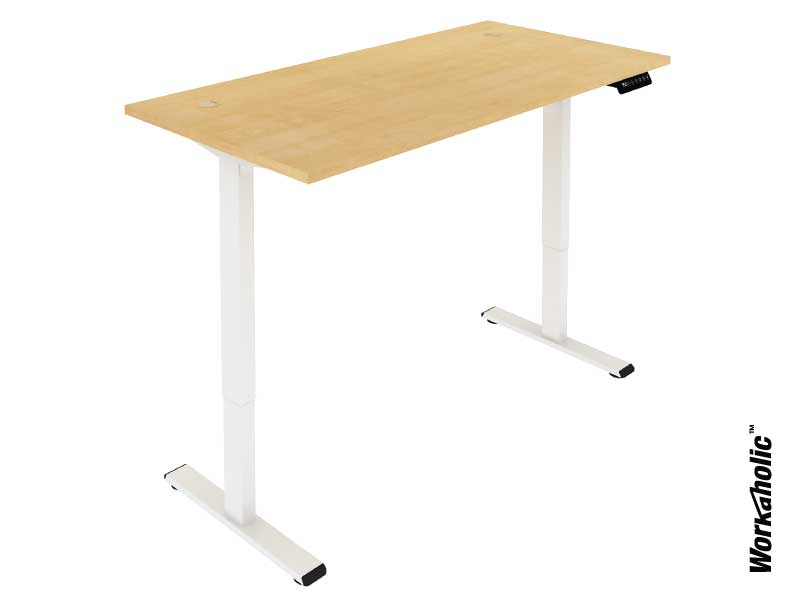 Flexispot-Value-Height-Adjsutable-Standing-Desk-EF1-Maple-White