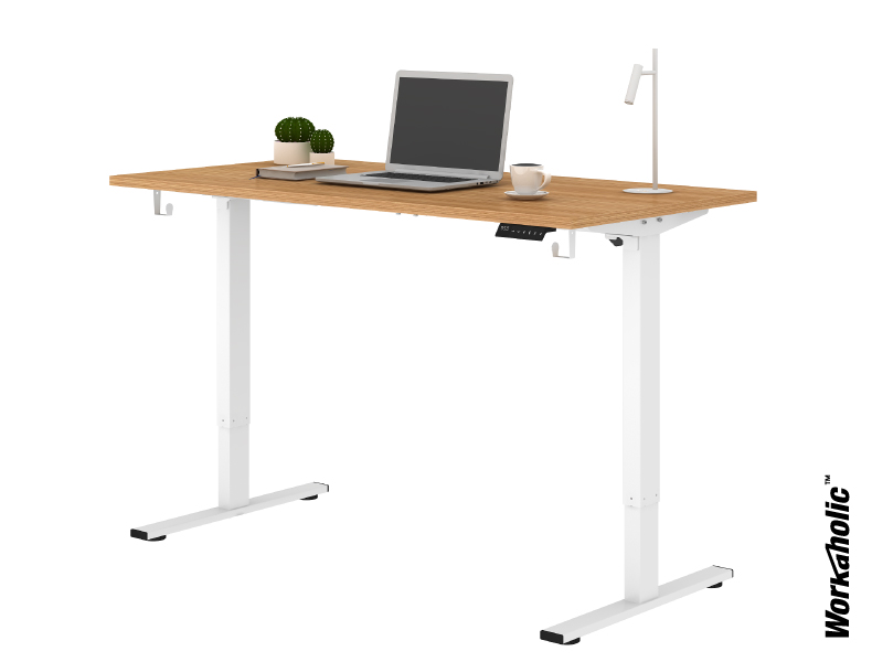 Igreen-Office-Furniture-Active-Desk-(Zen-top_White-frame)