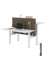 Workaholic™-E7-Premium-Dual-Bench-Standing-Desk