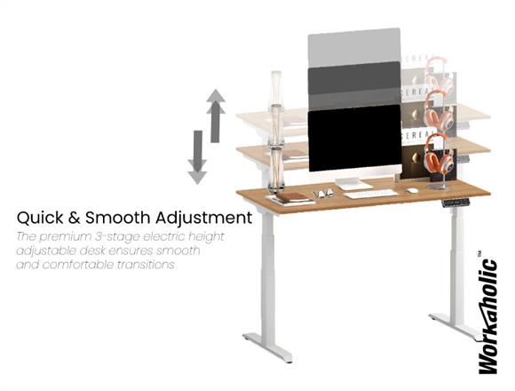 Flexispot E7 Premium Standing Desk Electric Height Adjustable Standing ...