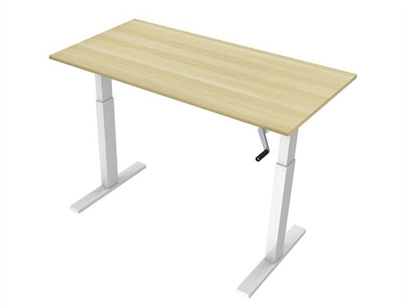 Manually adjustable on sale standing desk