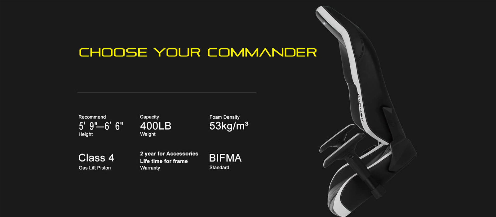 Workaholic™ Commander Series Gaming Chair - Choose Your Commander
