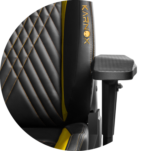 Gladiator-Gaming-Chair-Black&Yellow