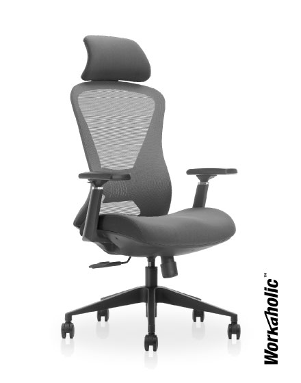 Workaholic™-i-Tuxedo-Mesh-Chair-Ergonomic-Chair
