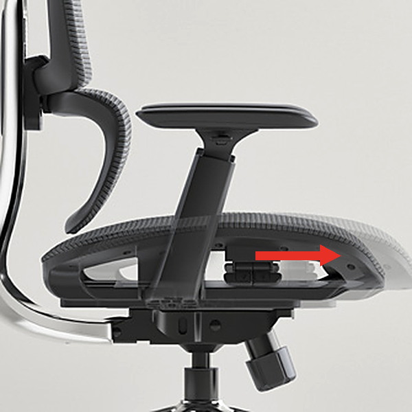 i-Bounty sliding seat pan for seat depth adjustment