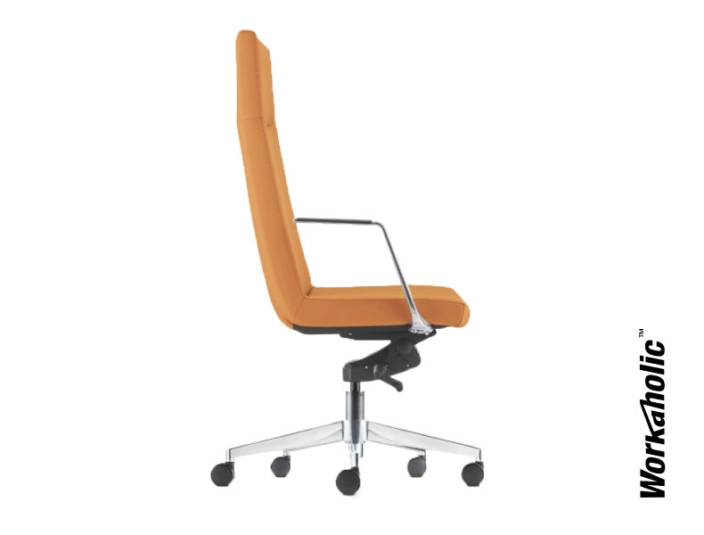 Workaholic™-Karl-Leather-Chair-Premium-Seating-High-Back-Side-View