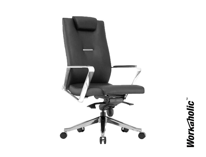 Workaholic™-Tesla-Leather-Chair-Premium-Seating-Medium-Back