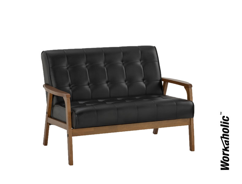 Workaholc™-Ryouga-Lounge-Chair-Premium-Sofa-Espresso-2-Seater