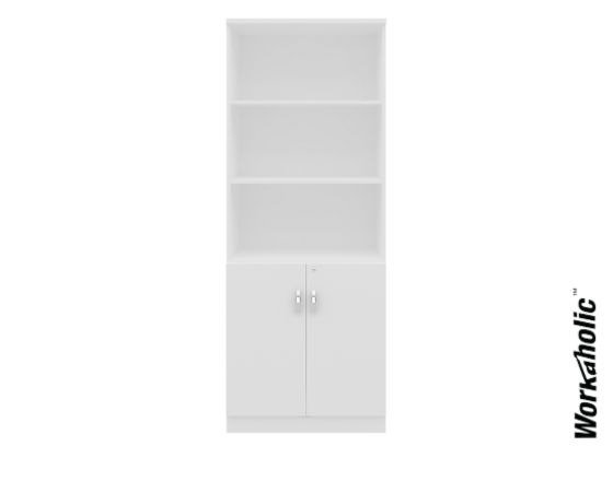 Workaholic™ 2110H High Cabinet Swing Door + Open Shelf