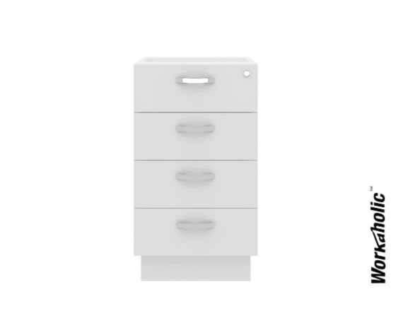Workaholic™ Fixed Pedestal 4Drawers