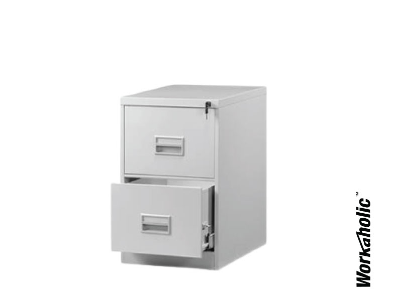 Workaholic™ Steel Storage 2 Drawers Filing Cabinet