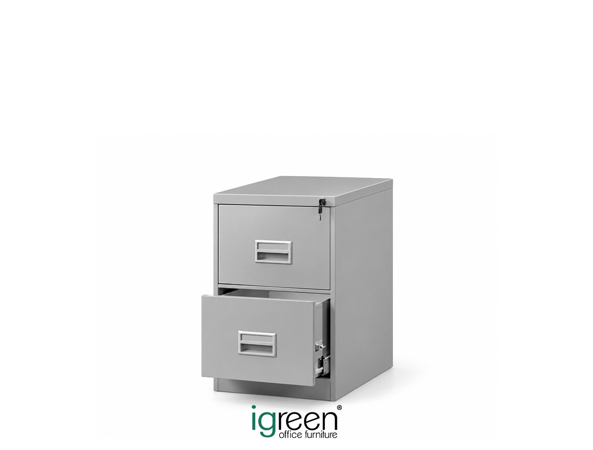 Workaholic™ Steel Storage 2 Drawers Filing Cabinet