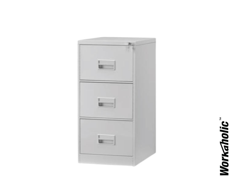 Workaholic™ Steel Storage 3 Drawers Filing Cabinet
