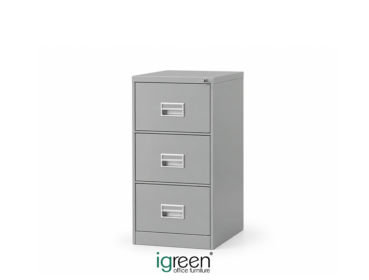 Workaholic™ Steel Storage 3 Drawers Filing Cabinet