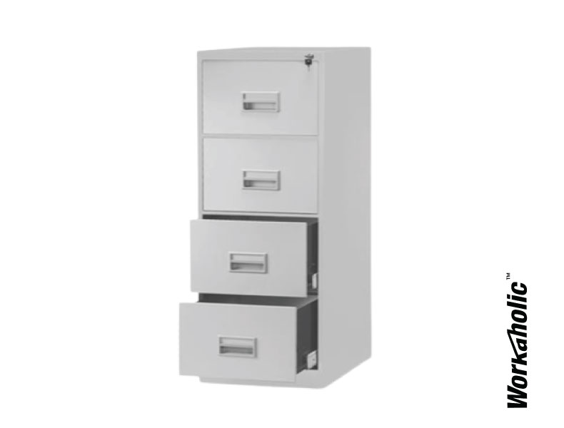 Workaholic™ Steel Storage 4 Drawers Filing Cabinet