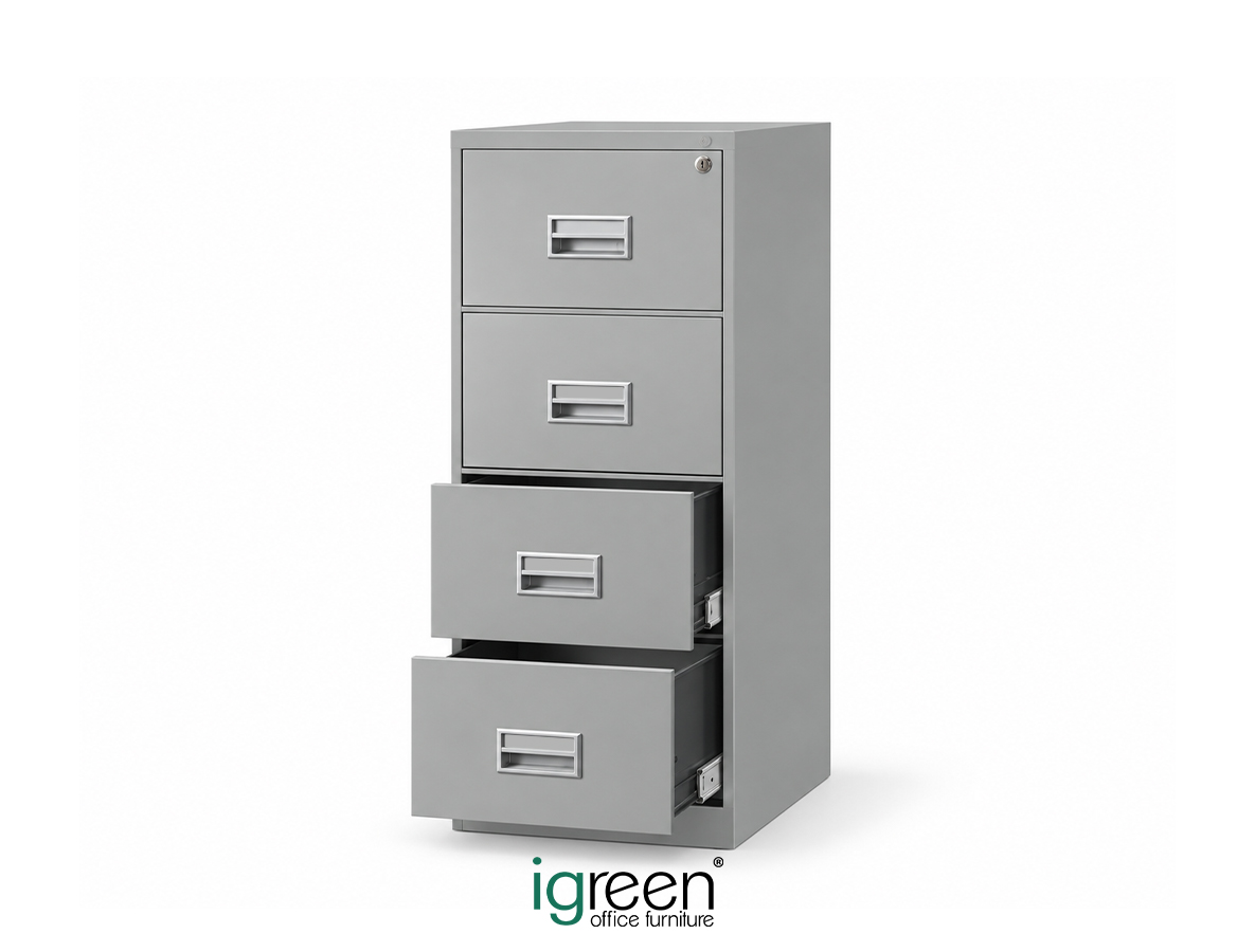 Workaholic™ Steel Storage 4 Drawers Filing Cabinet