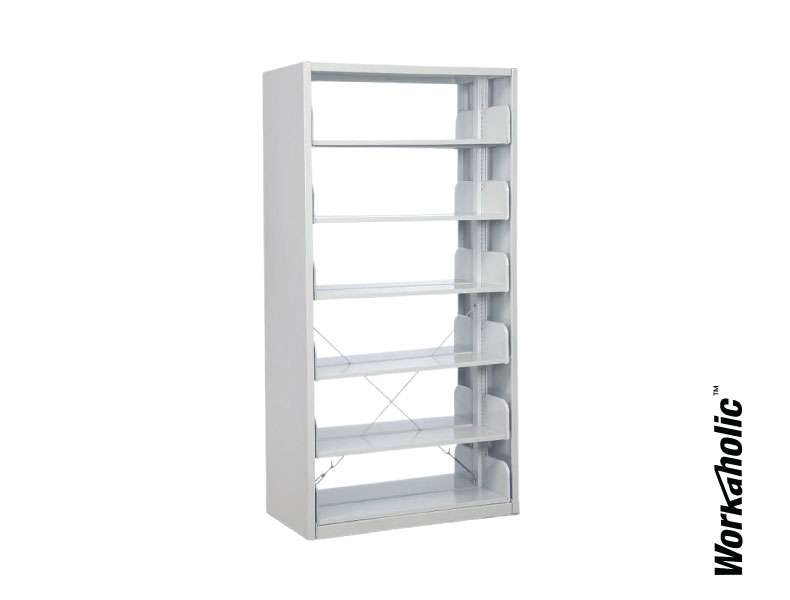Workaholic™ Steel Storage 6 Level Library Shelf With Frame
