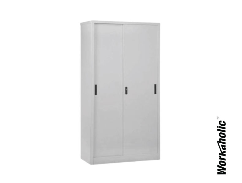 Workaholic™ Steel Storage High Cabinet Sliding Door