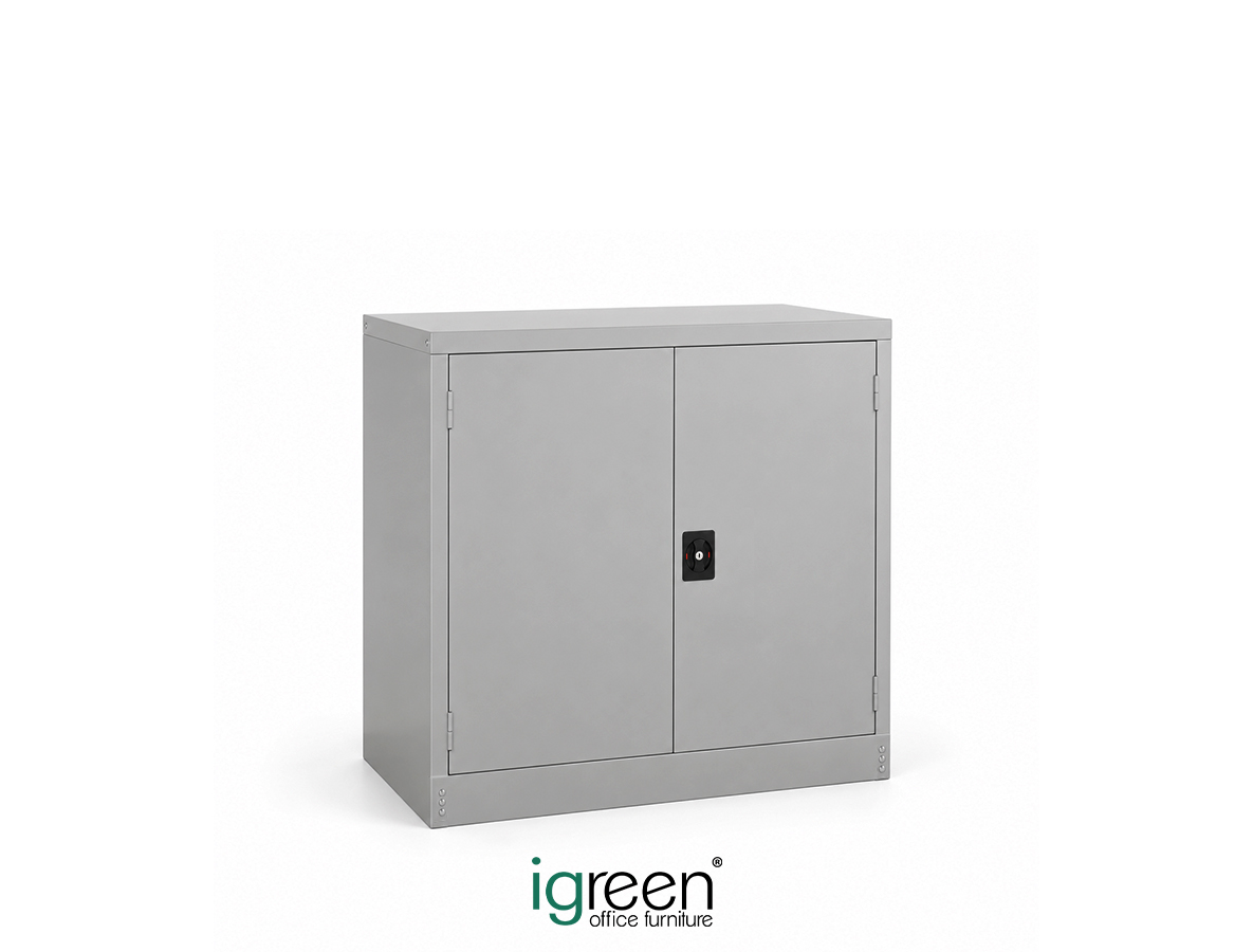Workaholic™ Steel Storage Low Cabinet Swing Door