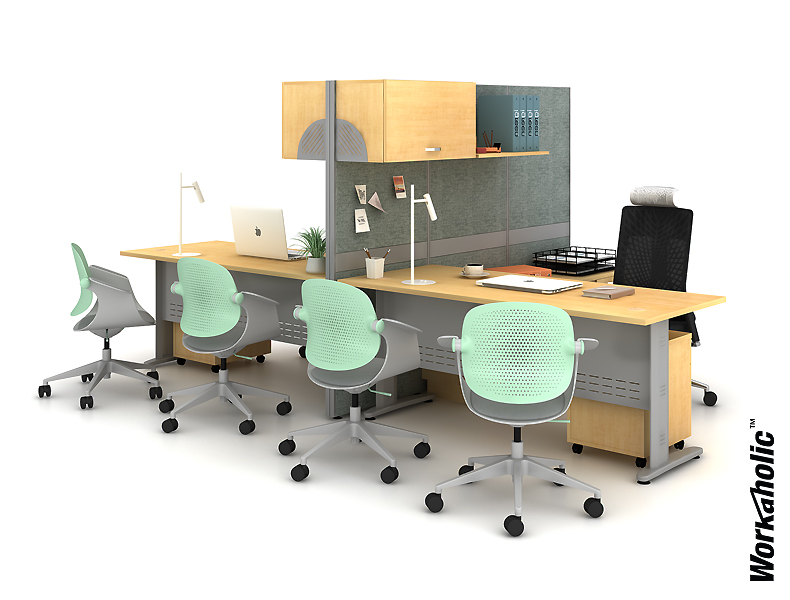 Workaholic™-Executive-Been-series-with-60mm-THK-floor-partition