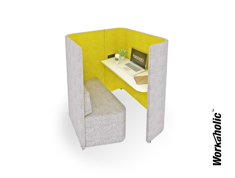 Workaholic™-Blanc-Seating-Booth-Slanted-Side-View