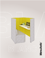 Workaholic™-Blanc-Seating-Booth