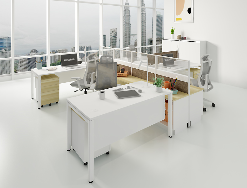Workaholic™ one series single desk open area
