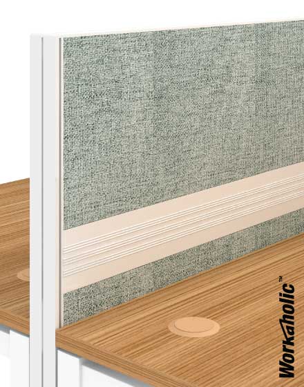 Workaholic™-60mm-THK-fabric-partition